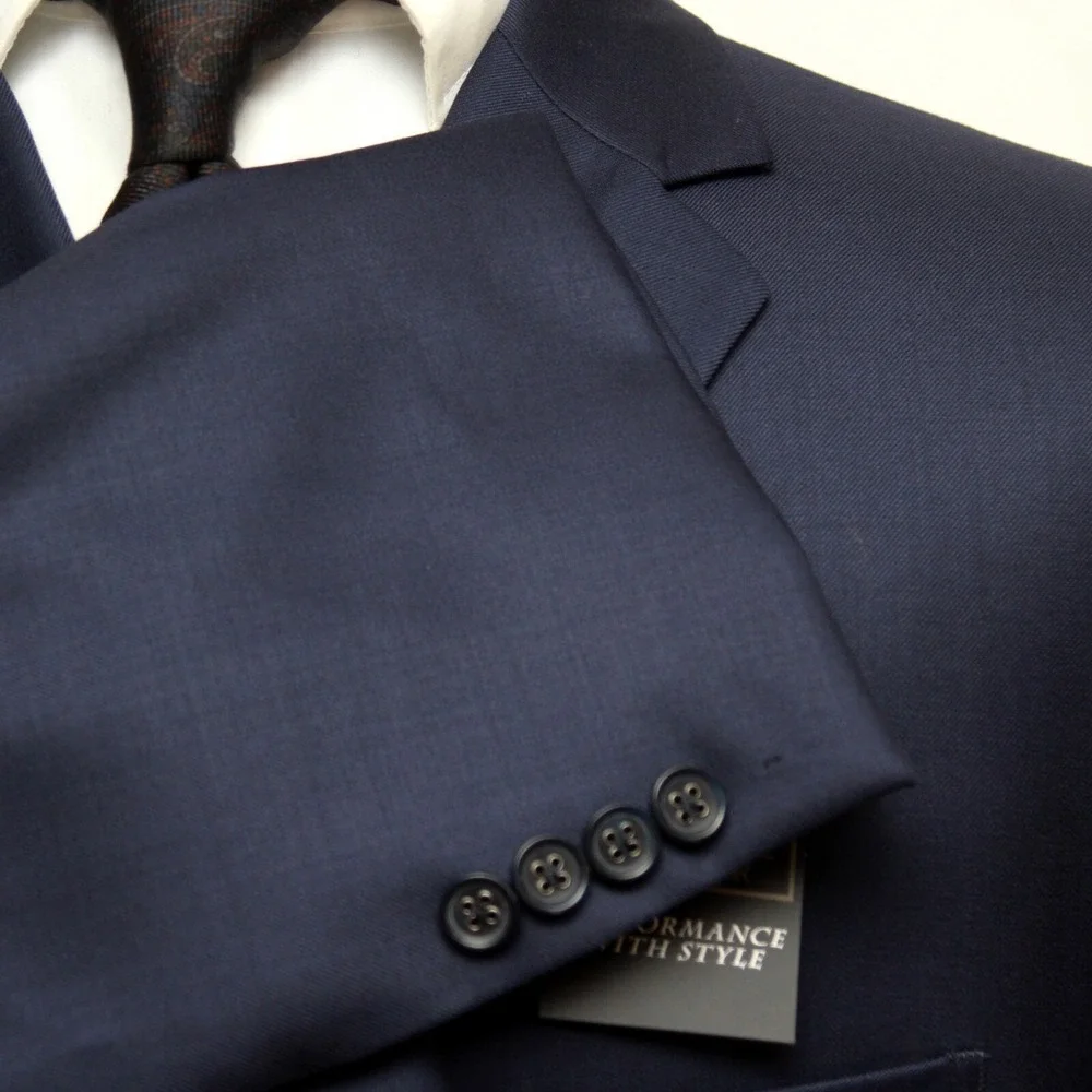 Jos A Bank Mens Sportcoat Blazer Jacket Bright Navy 100%wool Tailored Fit 60R
